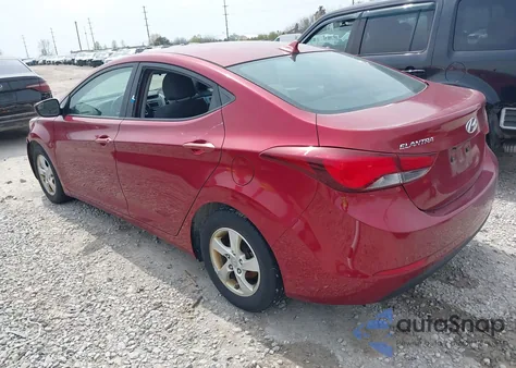 2014 Hyundai Elantra Se из США, поврежденный, VIN 5NPDH4AE4EH540022